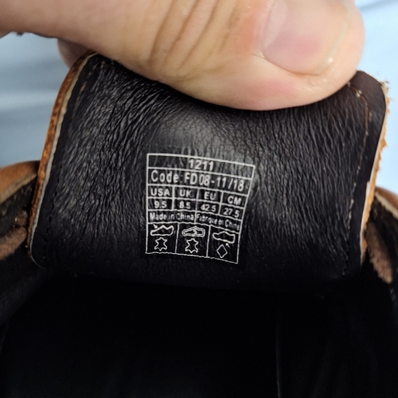 Shoes for Crews Leather Men's Oxford size 9.5 - Picture 2 of 3